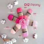 012 Peonía - Paleta de colores