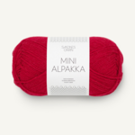 Sandnes Mini Alpakka 4219 Rojo