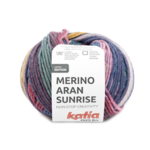 Katia Merino Aran Sunrise 306 Fucsia-Azul-Amarillo Ocre