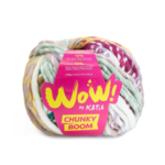 Katia Wow Chunky Boom 300 Petróleo-Perla mora-Rosa