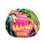 Katia Wow Chunky Boom 305 Azul-Verde-Naranja señal-Negro