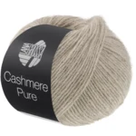 Lana Grossa Cashmere Pure 35 Beige grisáceo