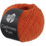 Lana Grossa Cashmere Pure 25 Rojo calabaza