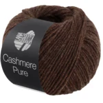 Lana Grossa Cashmere Pure 37 Marrón oscuro