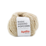 Katia Basic Merino Popcorn 105 Beige-blanco