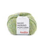 Katia Basic Merino Popcorn 202 Salvia-multicolor