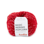 Katia Basic Merino Popcorn 109 Rojo-blanco