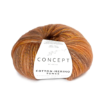 Katia Concept Cotton-Merino Tones 300 Naranja-óxido-ocre-marrón