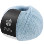 Lana Grossa Soffio 40 Azul claro