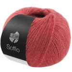 Lana Grossa Soffio 44 Rojo indio