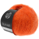 Lana Grossa Silkhair 136 Naranja Oscuro