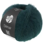 Lana Grossa Silkhair 231 Verde negro