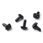 HobbyArts Narices de Seguridad, Negro 5 uds 12 mm