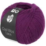 Lana Grossa Cool Wool Lace 67 Rojo violeta