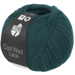 Lana Grossa Cool Wool Lace 69 Petróleo oscuro