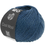 Lana Grossa Cool Wool Mélange 1490 Azul oscuro jaspeado