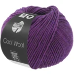 Lana Grossa Cool Wool Mélange 1499 Violeta jaspeado