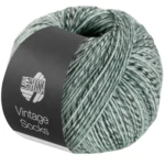 Lana Grossa Vintage Socks 1004 Gris claro/gris medio/gris oscuro jaspeado