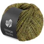 Lana Grossa Vintage Socks 1002 Verde mayo/verde manzana/verde oscuro jaspeado