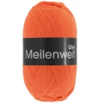 Lana Grossa Meilenweit 100 1396 Rojo calabaza