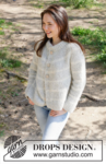 252-35 Snow Ring Cardigan by DROPS Design