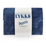 LYKKE Juego de Agujas Intercambiables Circulares Indigo, Azul, 13 cm