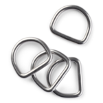 LindeHobby Anillas en D, 4x25 mm, 4 piezas