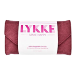 LYKKE Juegos de Agujas Intercambiables Circulares Blush, Crimson, 9 cm