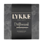 LYKKE Juegos de Agujas Intercambiables Circulares Driftwood Long, Gris, Varios Tamaños