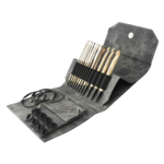 LYKKE Set de Ganchillos Tunecinos Intercambiables Driftwood, Gris, 15 cm