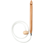 ChiaoGoo Ganchillo Tunecino Wood Bambú, Flexible (80 cm)