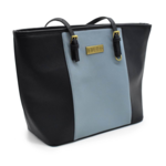 LYKKE Duo Tote Bag Negro/azul claro