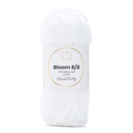 LindeHobby Bloom 8/8 Mercerized Cotton 02 Blanco
