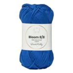 LindeHobby Bloom 8/8 Mercerized Cotton 35 Azul real