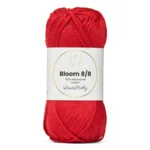LindeHobby Bloom 8/8 Mercerized Cotton 25 Rojo