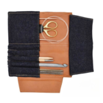 LYKKE Weekender Large Estuche con Cierre Magnético, 13 cm Marrón claro