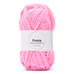 LindeHobby Fuzzy Chenille 48 Rosa neón claro