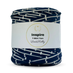 LindeHobby Inspire Print 35 Azul oscuro con estampado blanco
