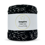 LindeHobby Inspire Print 86 Negro con estampado blanco