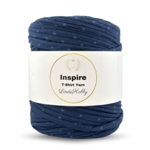 LindeHobby Inspire Print 18 Azul oscuro con lunares azul claro
