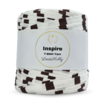 LindeHobby Inspire Print 25 Blanco con rayas marrones