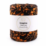LindeHobby Inspire Print 26 Negro con estampado naranja