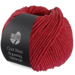 Lana Grossa Cool Wool Superbig 223 Rojo cereza jaspeado