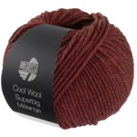 Lana Grossa Cool Wool Superbig 222 Rojo vino jaspeado