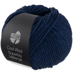 Lana Grossa Cool Wool Superbig 225 Azul noche jaspeado