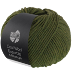 Lana Grossa Cool Wool Superbig 212 Verde oliva jaspeado