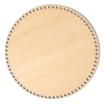 LindeHobby Base para Bolso, Redonda, Contrachapado 30 cm