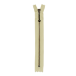 YKK Cremallera Fija Latón Antiguo 4 mm 28 cm 345 Amarillo apagado