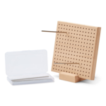 LindeHobby Tablero de Bloqueo, Madera, 15x15 cm