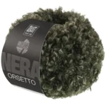 Lana Grossa Orsetto 108 Verde bosque/Verde gris